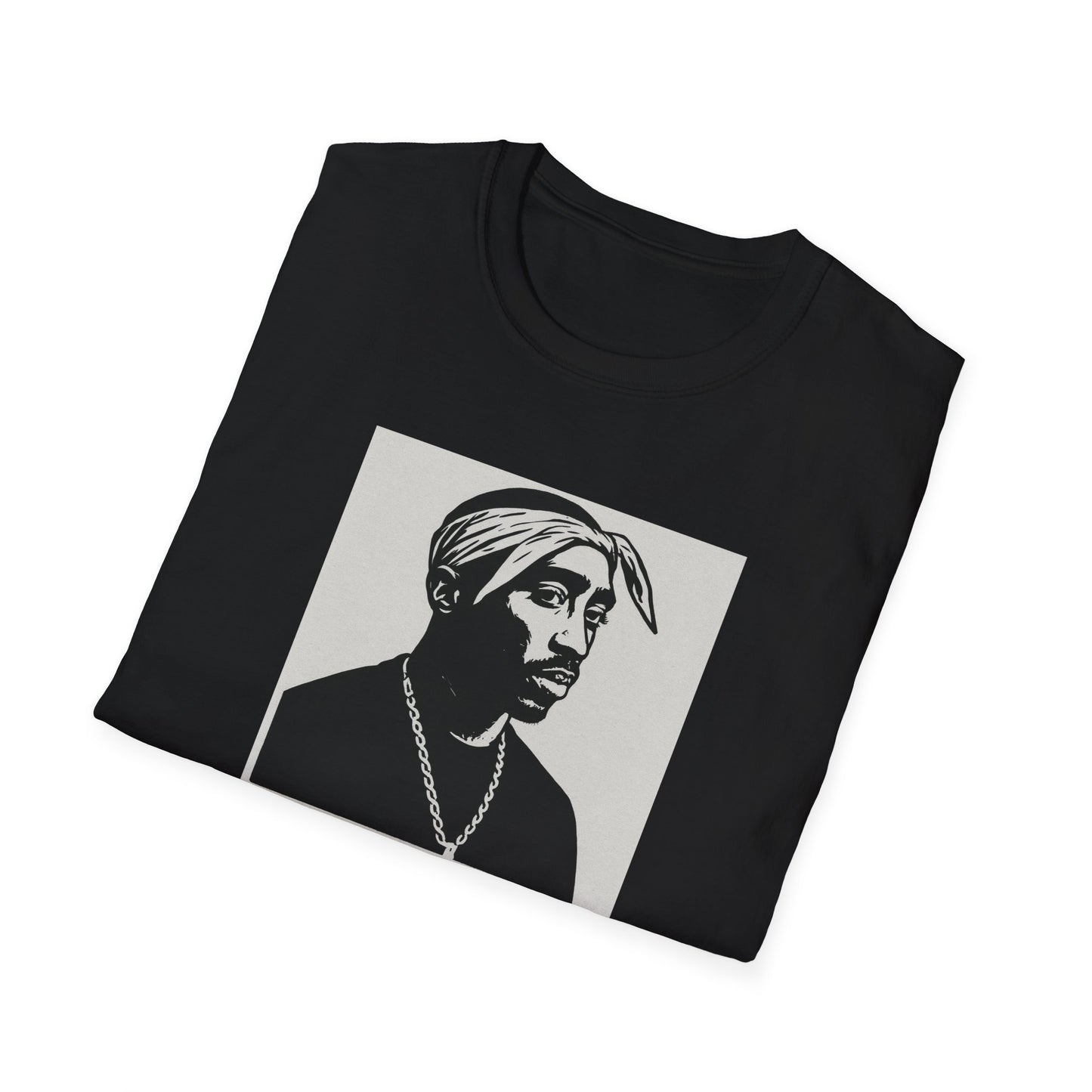 T-Shirt Inspired by Iconic Rapper, Unisex Softstyle Tee, Retro Music Shirt, Casual Wear, Hip Hop Apparel, Great Gift for Fans