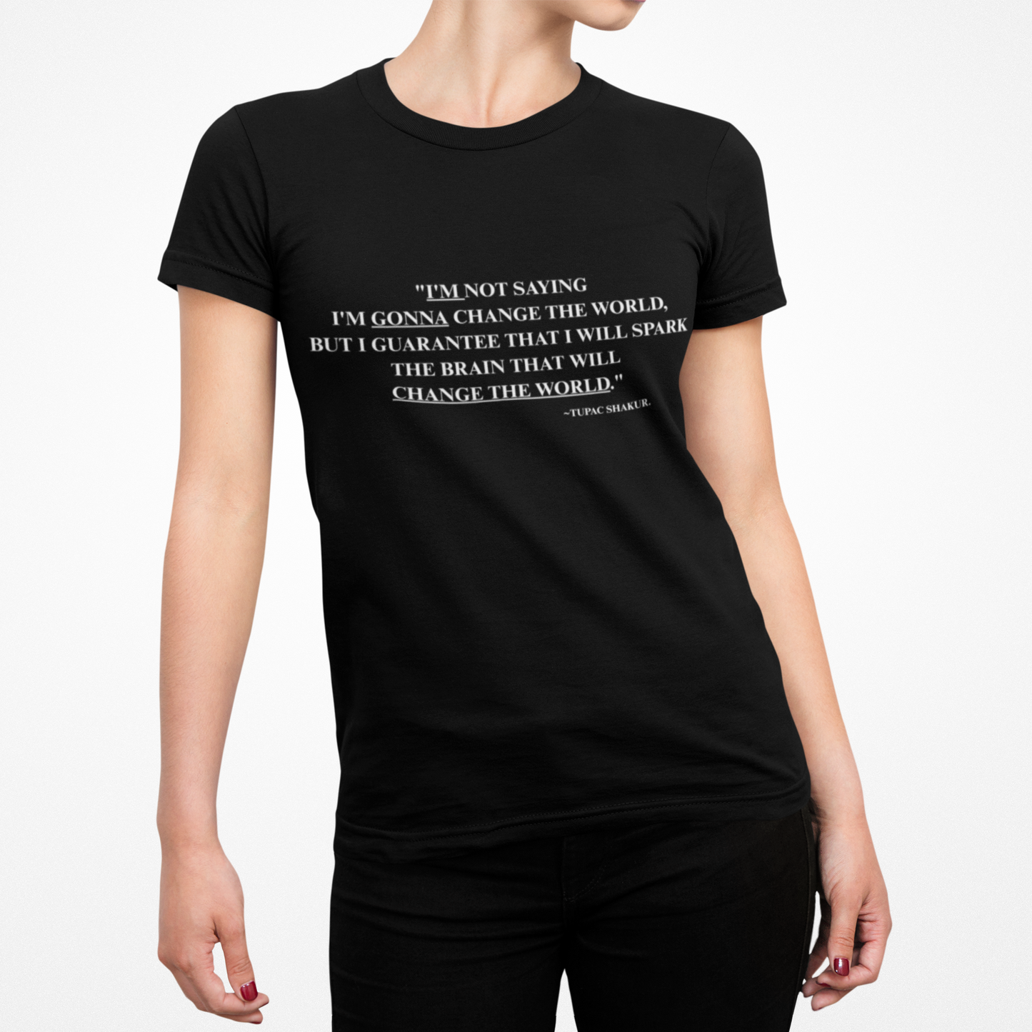 Onemic Apparel – 2Pac Quote Softstyle T-Shirt
